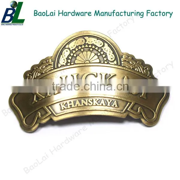 Square Shape Brushed Metal Logo Maker photo-5