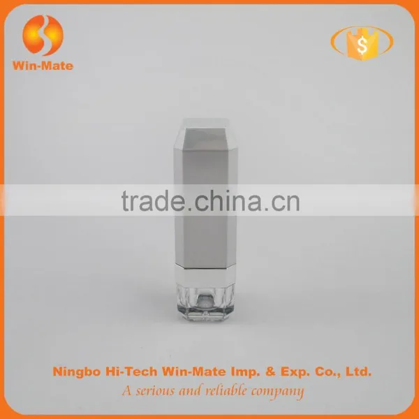 Elegant New ABS Silver Empty Lipstick Container photo-4