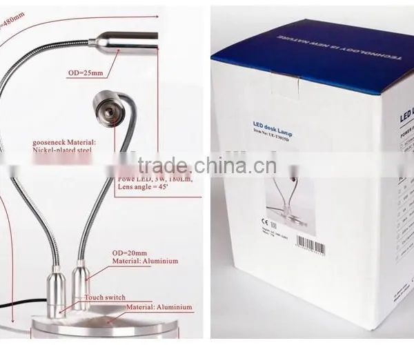 China Express of the LED Desk Lamp With Dual-bulb Holder photo-6