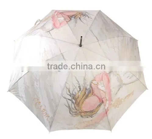 Standard Girl Painting Straight Umbrella Size photo-2