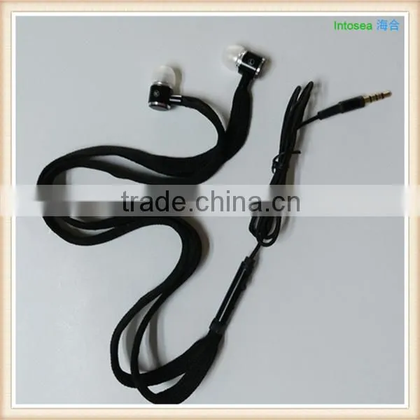 Promotional Earphone Manufacturer,fancy Shoelace Earphone With Mic