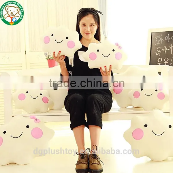 Custom Plush Cloud Toys White Clouds Shaped Throw Pillow Soft Toy photo-5
