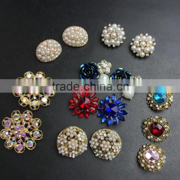 Pearl Buttons,wedding Bridal Botton,wedding Bridal Accessories,oval Pearl Buttons,elegant Embellishment photo-2