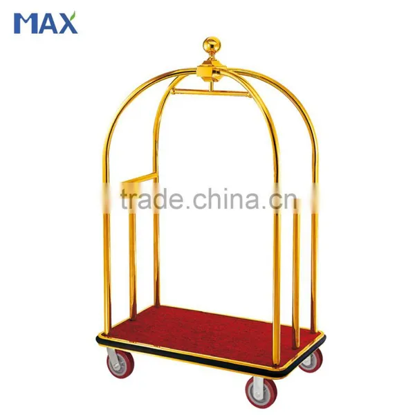 Metal Hotel Luggage Trolley For Trantsporting Luggage