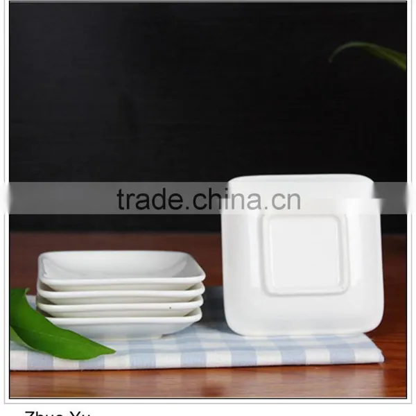 Square Ceramic Sauce Dish photo-3