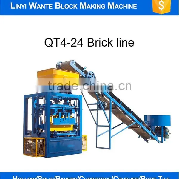 2015 Trade Assurance Export to Congo !! QT4-24 Africa Small Paver Block Machine Low Price photo-3