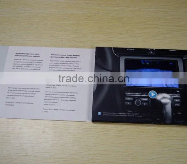 Customized 2.4",2.8", 4.3" , 5", 7", 10" Digital Video Book,lcd Video Greeting Card photo-5