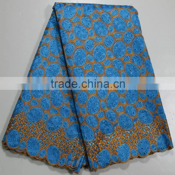 2015 New Arrival Embroidery Organza Lace Fabric Africa Organza Lace Wedding Dress photo-4