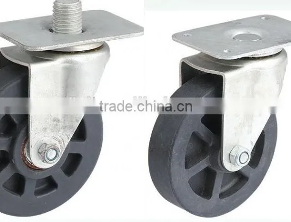 Rubber Roller Caster Wheel Ball Type Freezer Rigid Wheels photo-5