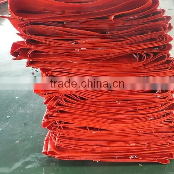 China PP /PE TARPAULIN High Density Polyethylene Leno Woven Fabric 3 Feet Aluminum Eyelet 16x16 Mesh Triangle Plastic Corner photo-5