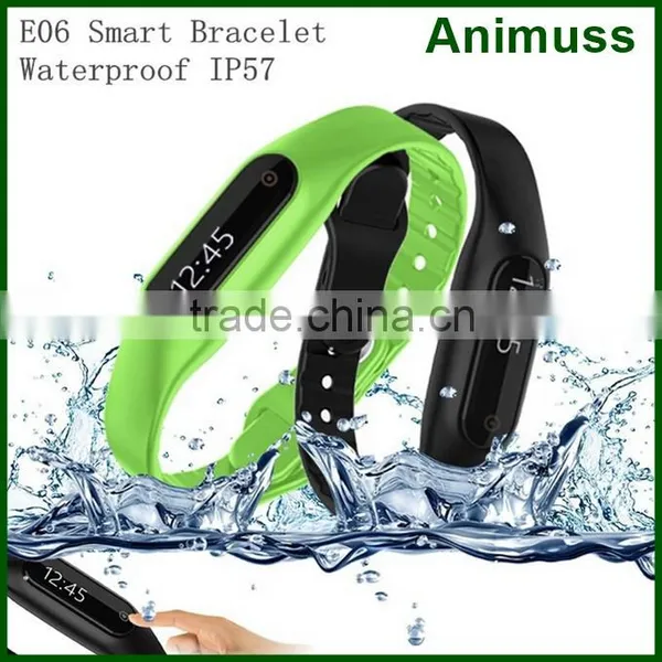Consumer Electronics Fitness Bluetooth Smartband E06 Fitbit Flex Smart Bracelet Watch for IOS Android Samsung Quality Choice Most P