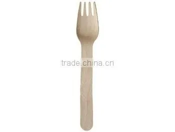 Online Shopping 120mm Disposable Wooden Fork photo-3