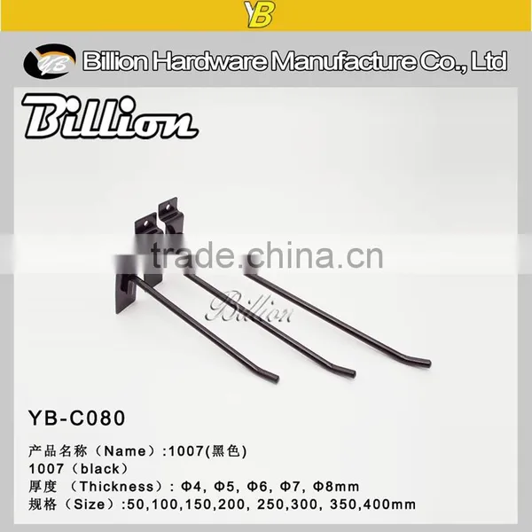 Hanging Hook Chrome Plating Display Steel Hooks Shop Fittings Slatwall photo-4