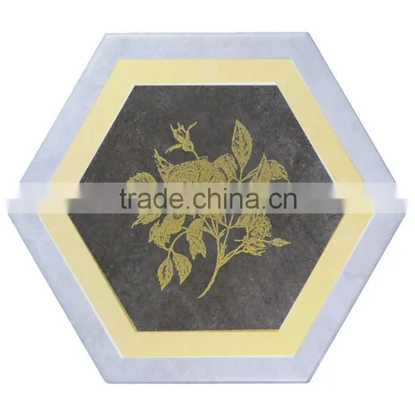 EMBOSS Hexagon Mosaic Tile Kitchen Floor Tile 100*200*175mm Porcelain Glazed Tile photo-3