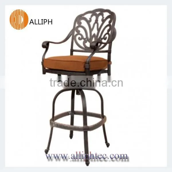 High Quality Aluminum Furniture Outdoor Bar Stool Table Set photo-2