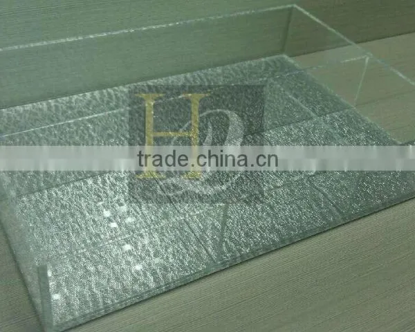 Acrylic Tray With Divider, Acrylic Restaurent Serving Tray, Acrylic Tray Clear photo-3