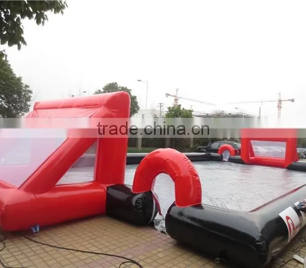 Large Inflatable Portable Soccer Field Football Equipment photo-2