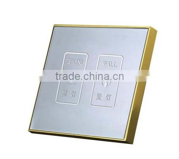 Hotel Switch TWO LINE Wall Touch Switch Door Bell Switch Light Control Switch Push Button photo-2