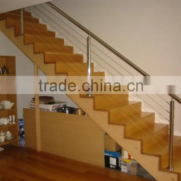 Indoor Stair Stainless Steel Wire Raiing Cable Balustrade Tension Wire Rails Supplier's Choice