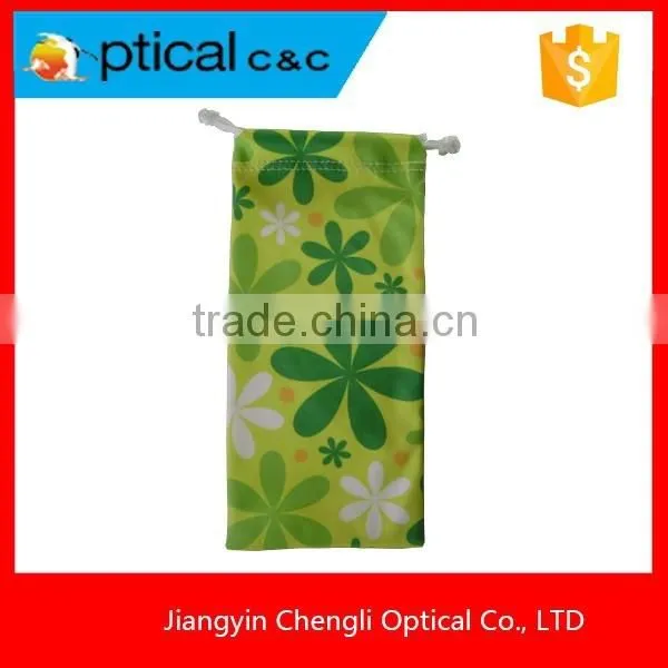 Customized Logo Printing Microfiber Pouch With Drawstring photo-4