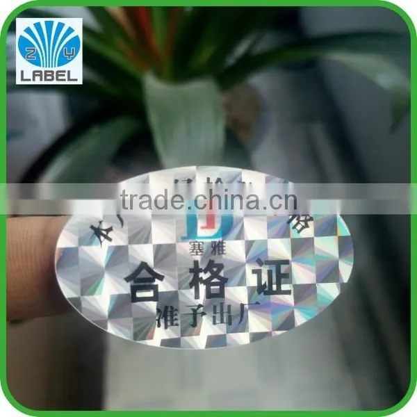3d hologram sticker,custom rainbow hologram label sticker