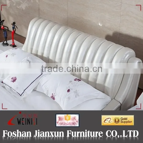 F6098 Modern High Quality Gloosy Soft Bed photo-3