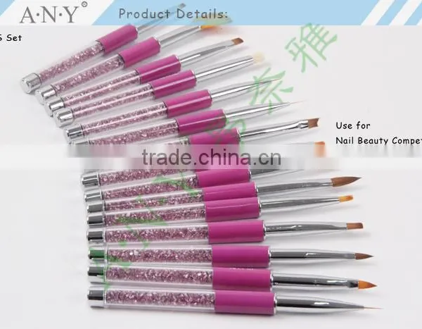 ANY Nail Art Beauty Design Crystal Nails Building Rhinestone Nylon UV Gel Nail Brush UV Gel Art photo-6