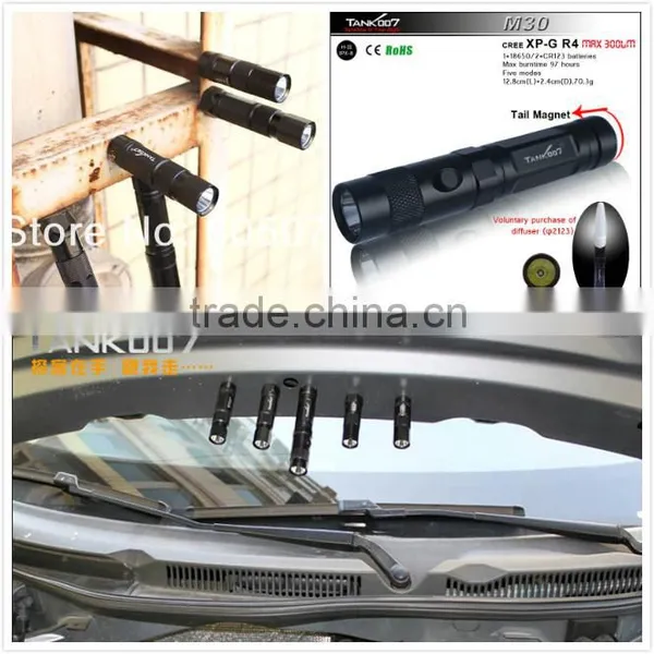 China Manufacrturer High Lumens Magnet Working Flashlight With 1*18650battery photo-6