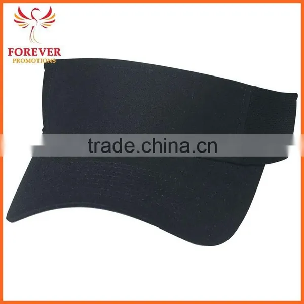 2016 New Design Visor Cap Cotton Mesh Sides Closure With Elastic Pull Tag Visor photo-2