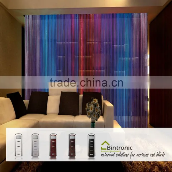 Bintronic Taiwan Made Motorized LED String Curtain With Whole Automatic System photo-3