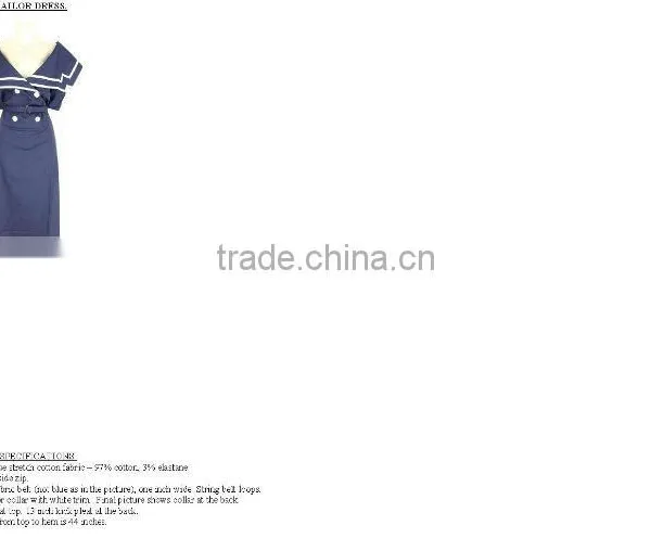Blue Sailored Dress