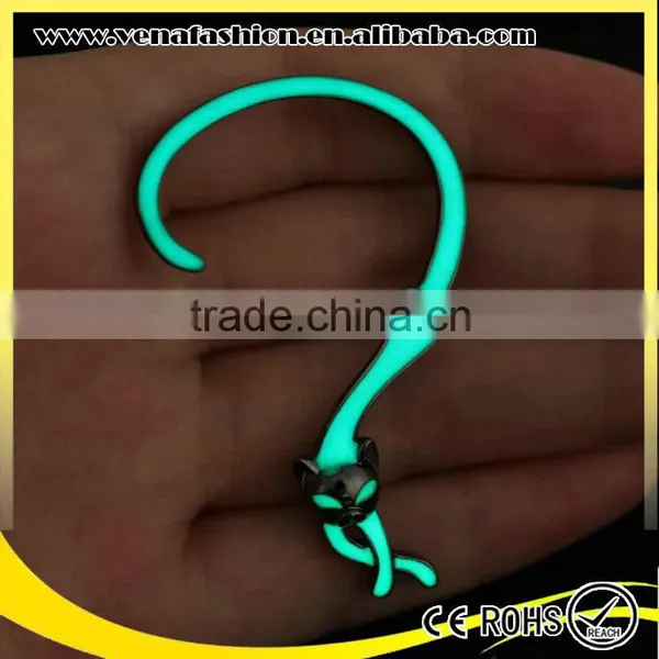 Newest Punk Glow in the Dark Earring Factory China photo-4