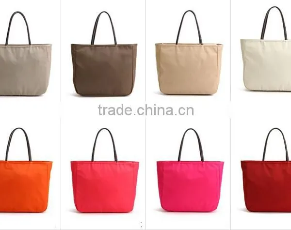 Custom Waterproof NylonTote and Shoulder Portable Large Women Classic Shopping Bag photo-4