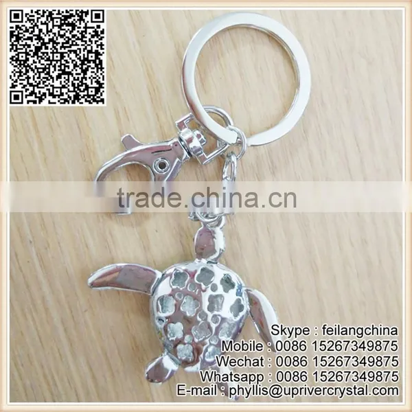 Lovely Cheap Promotion Gifts Green Tortoise Keychain photo-3