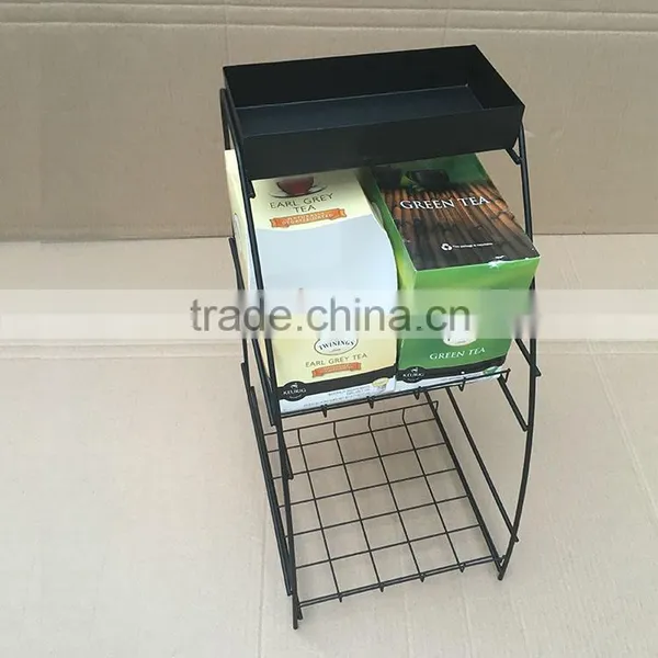Custom Different Size Wire Countertop Display Rack For Tea Boxes photo-3