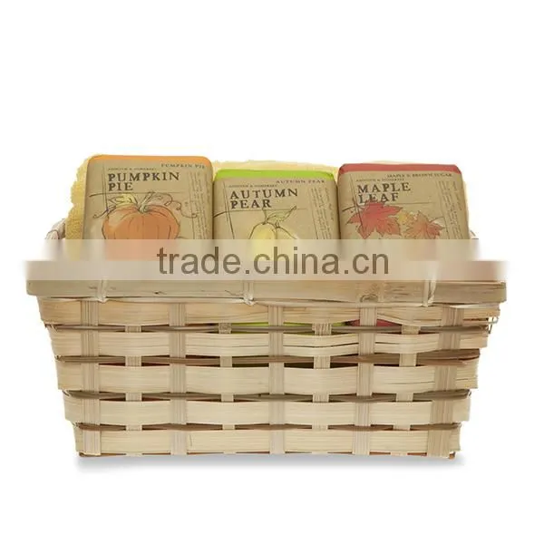 Rectangular Stained Stripes Basket photo-2