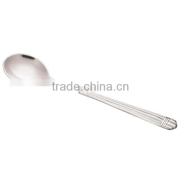 Solid Serving Spoon Stainless Steel Silver Dispenser Spoon Mirror Finish Serveware for Elegant Buffet Serving photo-3