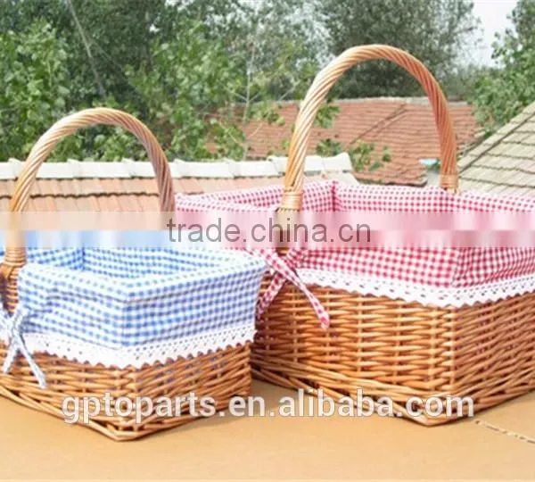 Wholesale New Desigh Wicker Baskets for Wedding Home Decoration Willow Basket photo-2