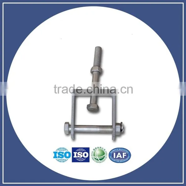 Big Size D Steel Insulator Bracket Support Bracket for Electric Cable Clamp Bracket photo-3