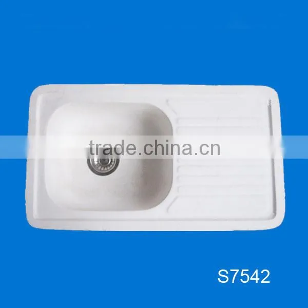 Hot Sales Artificial Stone Kitchen Sinks, Acrylic Solid Surface Kitchen Sink, ,double Bowl Kitchen Sink photo-2