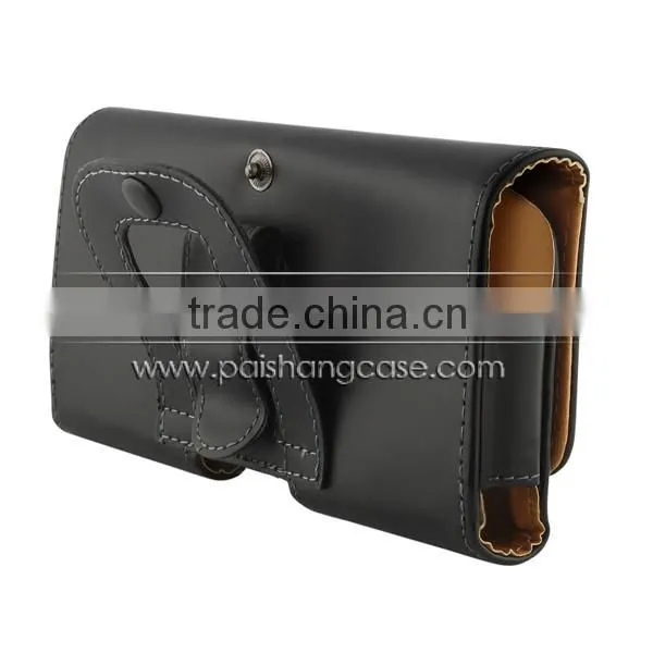 Holster Belt Clip Pouch Leather Case Cover for HTC ONE Size