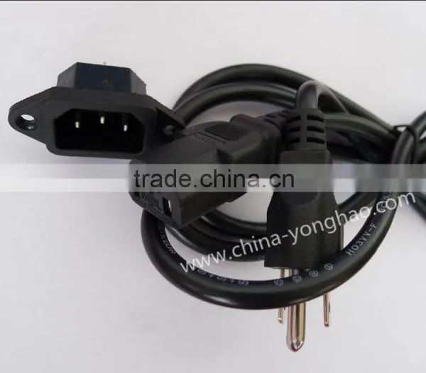 American Standard Power Plug 15A 125V US Power Plug AC Power Cord With IEC13 Connector photo-2