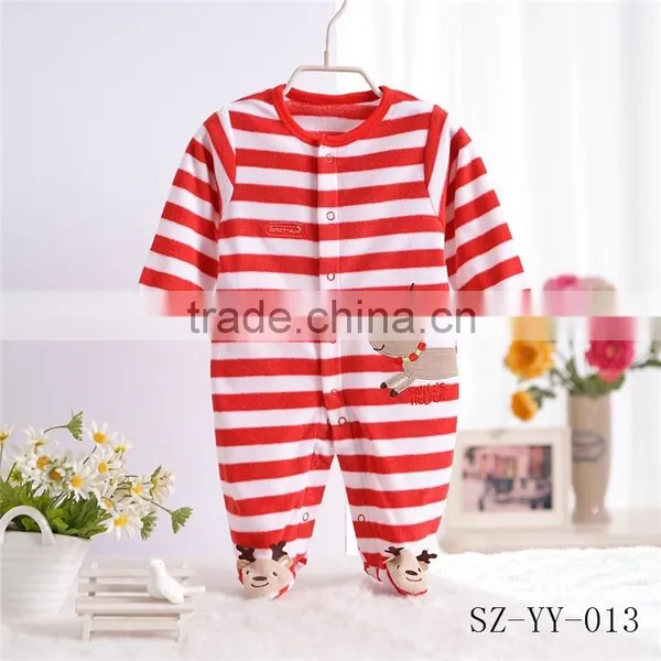 2015 China Warm Long Sleeve Cute Baby Plain Romper Wholesale photo-6