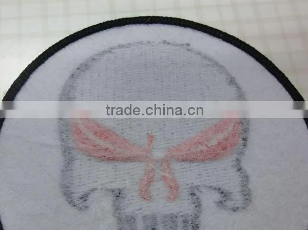 Skull Embroidery Patches With Saw-on Backing photo-3