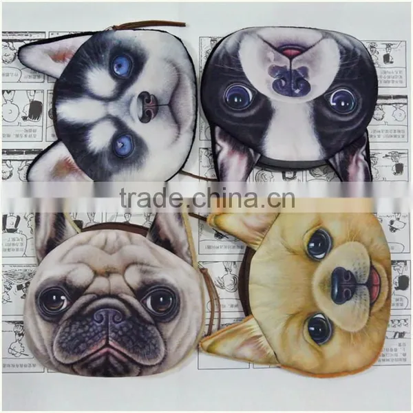Aimigou Wholesale Personalized Animal Face Coin Purse Cute Cat Purse photo-2