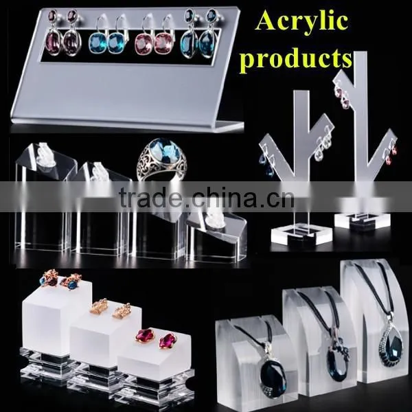 Factory Custom Acrylic Crystal Glass Rack for Accessories Stand for Jewelry photo-5