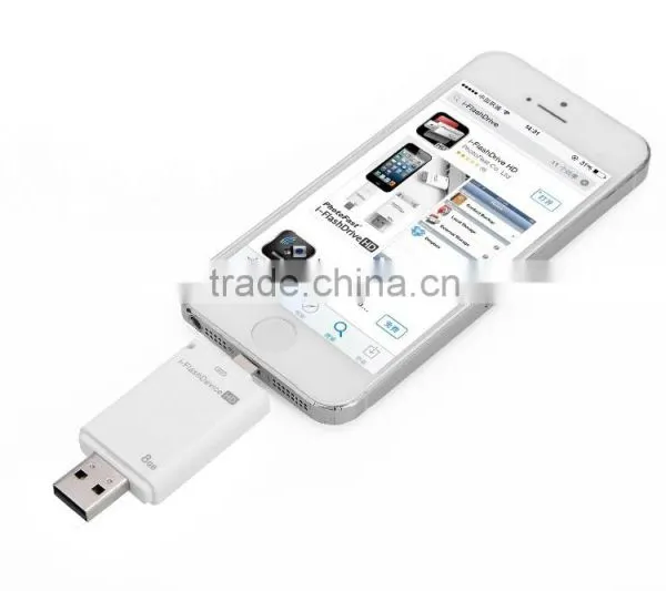 OTG USB Flash Drive,usb Drive for IPhone 5 5s 6 6s 6 Plus,usb Flash Drive for IPad Air Mini