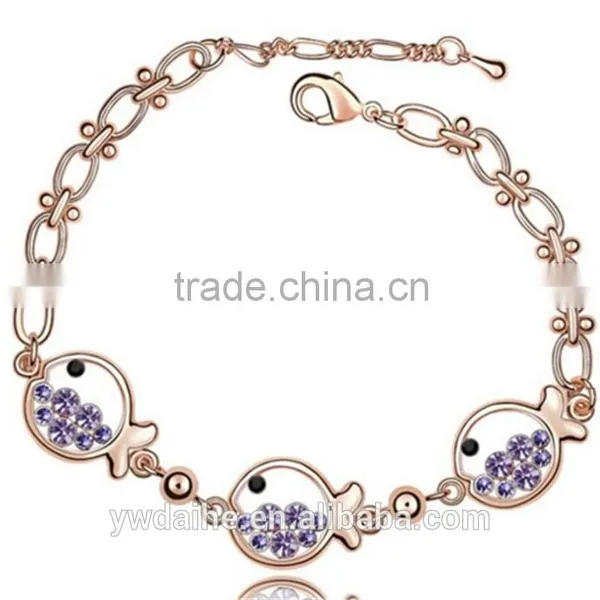 Daihe Small Fish With High Quality Crystal Bracelet photo-4