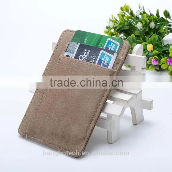 2016 Hot Selling Leather Card Holder Credit Card Bag Leather Case photo-6