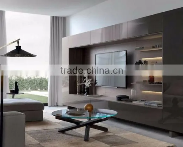 High Gloss Adjustable tv Cabinet Design 2016 photo-4